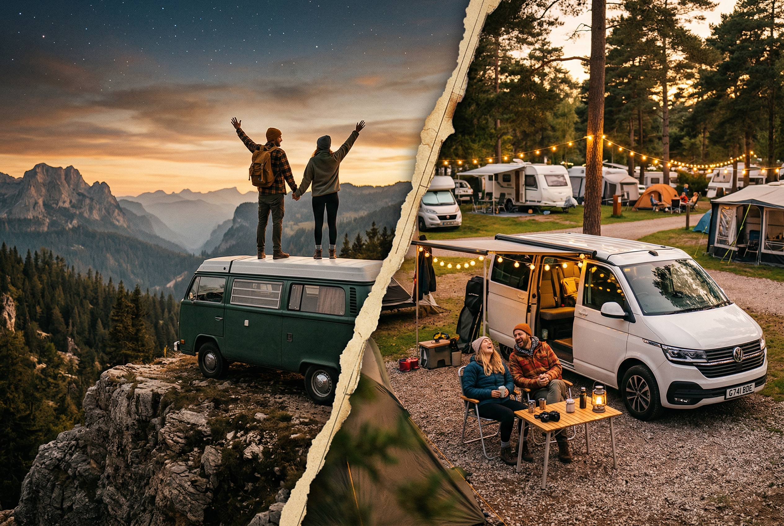 Off Grid vs. Camping met Aansluiting: Welke Campervakantie Past het Beste bij Jullie als Koppel?